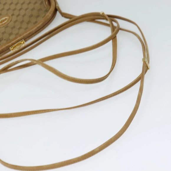 GUCCI Micro GG Supreme Shoulder Bag PVC Beige Gold 001 261 1053 Auth BA2223 - Picture 8 of 16